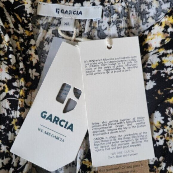 GARCIA DE LA CRUZ Ditsy Floral Midi Dress Sz XL NEW - Picture 13 of 16